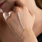 VIYA HANDKETTE aus 925 Silber - Eleganter Halskette - AURIME