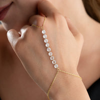 VIYA HANDKETTE aus 925 Silber - Eleganter Halskette - AURIME