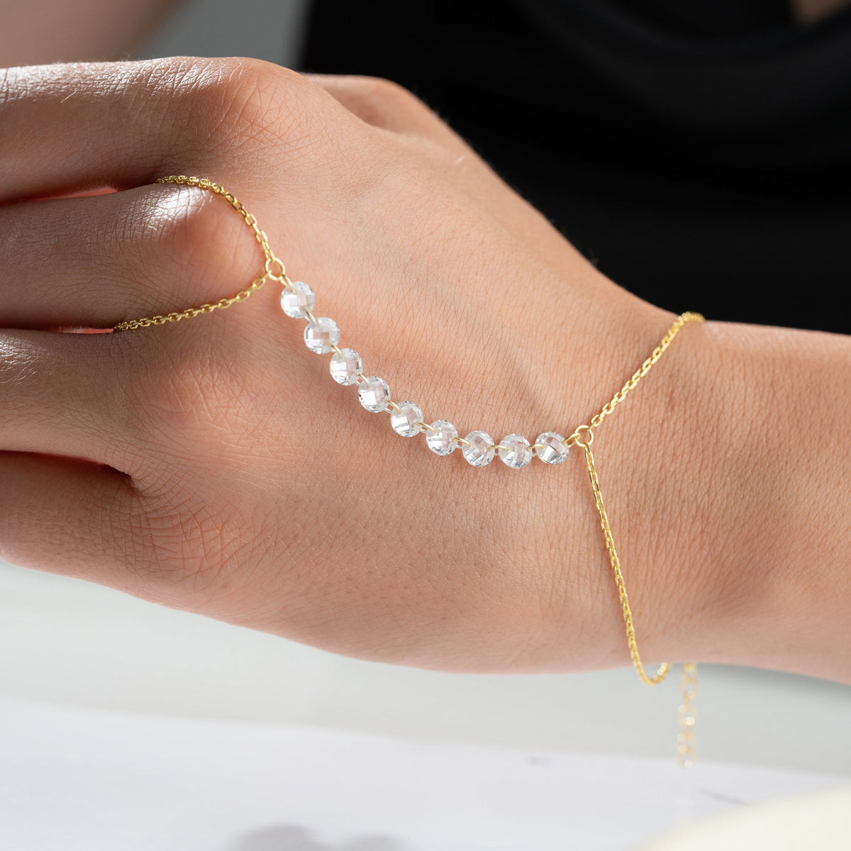 VIYA HANDKETTE aus 925 Silber - Eleganter Halskette - AURIME
