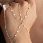 JORA HANDKETTE aus 925 Silber - Eleganter Halskette - AURIME