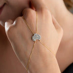 BIG HEART HANDKETTE aus 925 Silber - Eleganter Halskette - AURIME