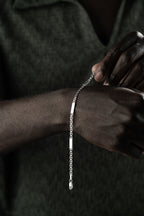 PLATTEN CUBAN LINK ARMBAND 4MM aus 925 Silber - Eleganter Armband - AURIME