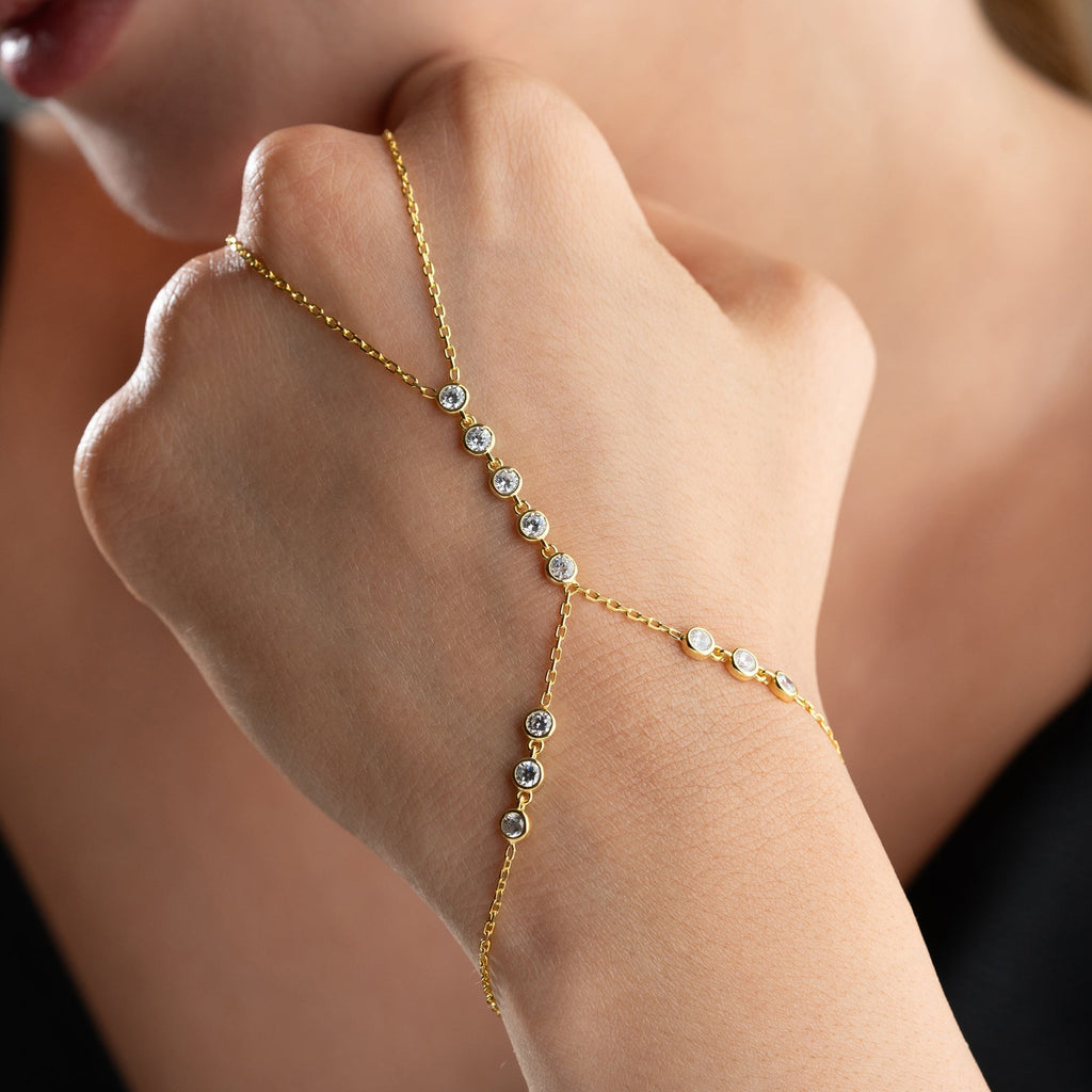 SIMOIS HANDKETTE aus 925 Silber - Eleganter Halskette - AURIME