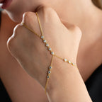 SIMOIS HANDKETTE aus 925 Silber - Eleganter Halskette - AURIME