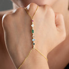 MYSA HANDKETTE aus 925 Silber - Eleganter Halskette - AURIME