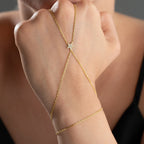 STERN HANDKETTE aus 925 Silber - Eleganter Halskette - AURIME