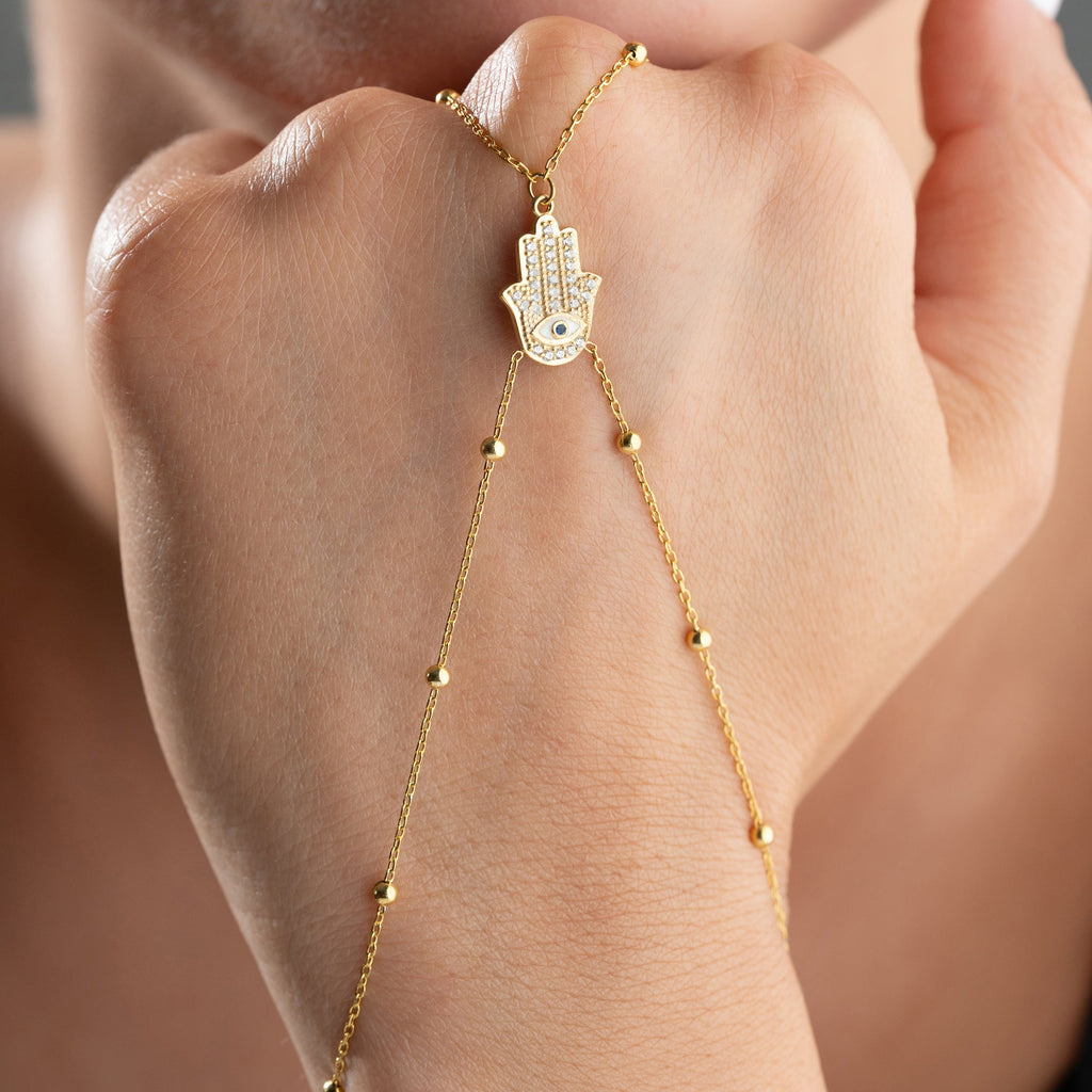 LINA EYE HANDKETTE | 925 SILBER