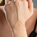 KALI HANDKETTE aus 925 Silber - Eleganter Halskette - AURIME