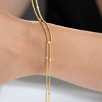 SLIM GOURMET HANDKETTE aus 925 Silber - Eleganter Halskette - AURIME