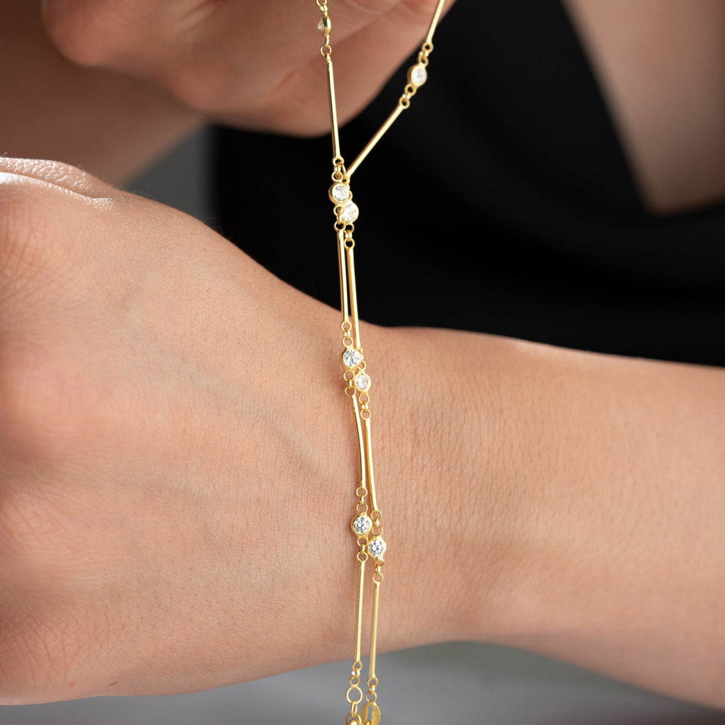 RUNA HANDKETTE aus 925 Silber - Eleganter Halskette - AURIME