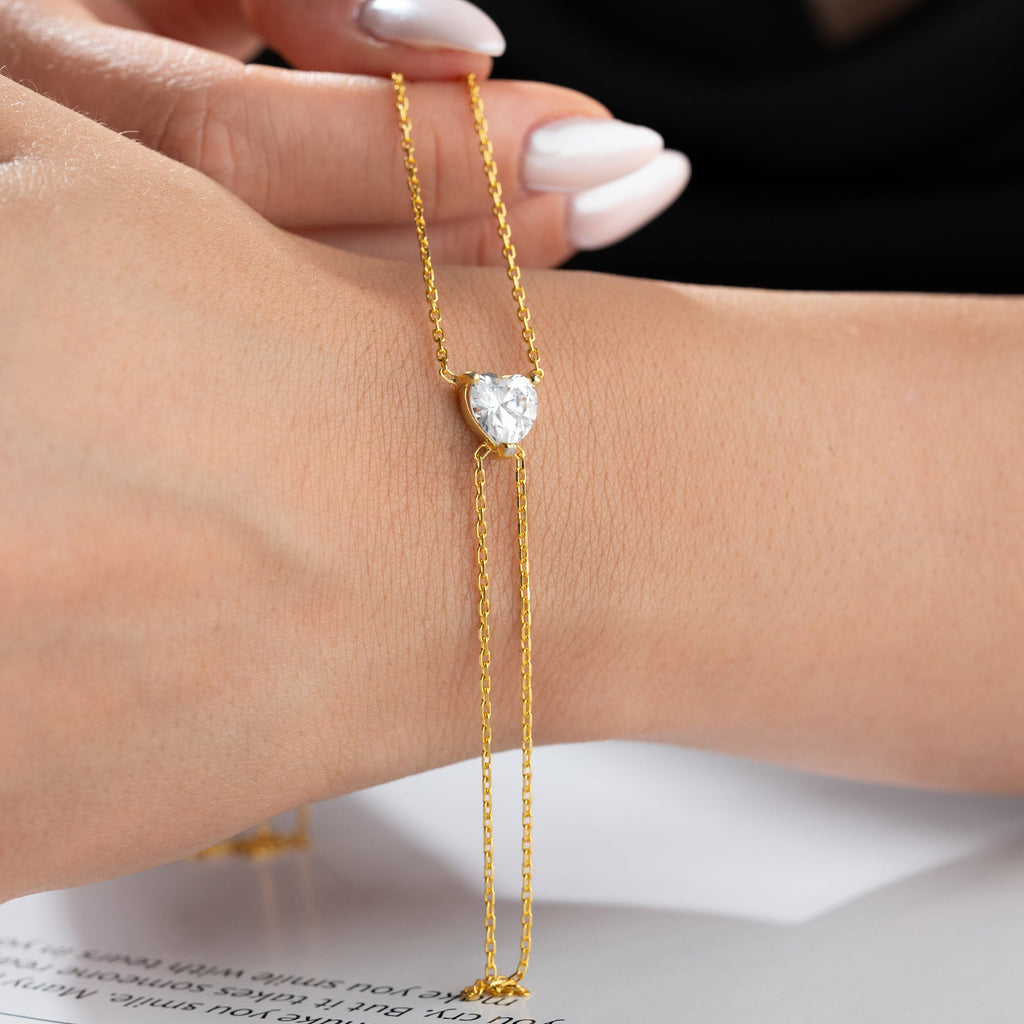 BOMB HERZ  HANDKETTE | 925 SILBER