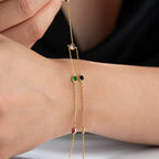 ELNE HANDKETTE aus 925 Silber - Eleganter Halskette - AURIME