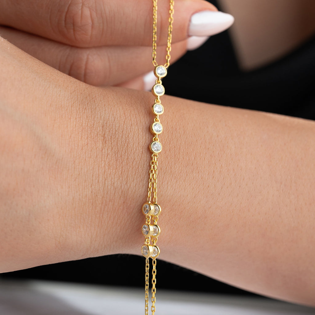 SIMOIS HANDKETTE aus 925 Silber - Eleganter Halskette - AURIME