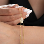 LINA EYE HANDKETTE aus 925 Silber - Eleganter Halskette - AURIME