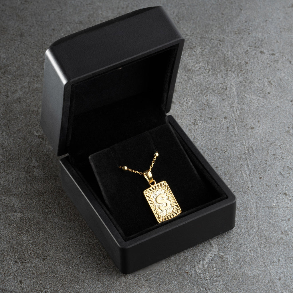 VINTAGE LETTER NECKLACE | 925 SILBER