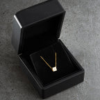 WÜRFEL BUCHSTABEN HALSKETTE aus 925 Silber - Eleganter Halskette - AURIME