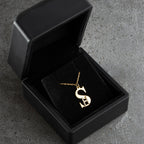 INITIALEN COMBO HALSKETTE aus 925 Silber - Eleganter Halskette - AURIME