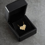 STRASS STEIN HERZ HALSKETTE aus 925 Silber - Eleganter Halskette - AURIME