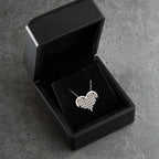 STRASS STEIN HERZ HALSKETTE aus 925 Silber - Eleganter Halskette - AURIME