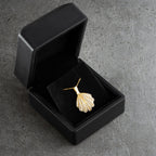 MUSCHEL-HALSKETTE MIT GRAVUR aus 925 Silber - Eleganter Halskette - AURIME