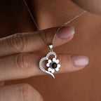 LIEBESBLÜTE HALSKETTE | 925 SILBER