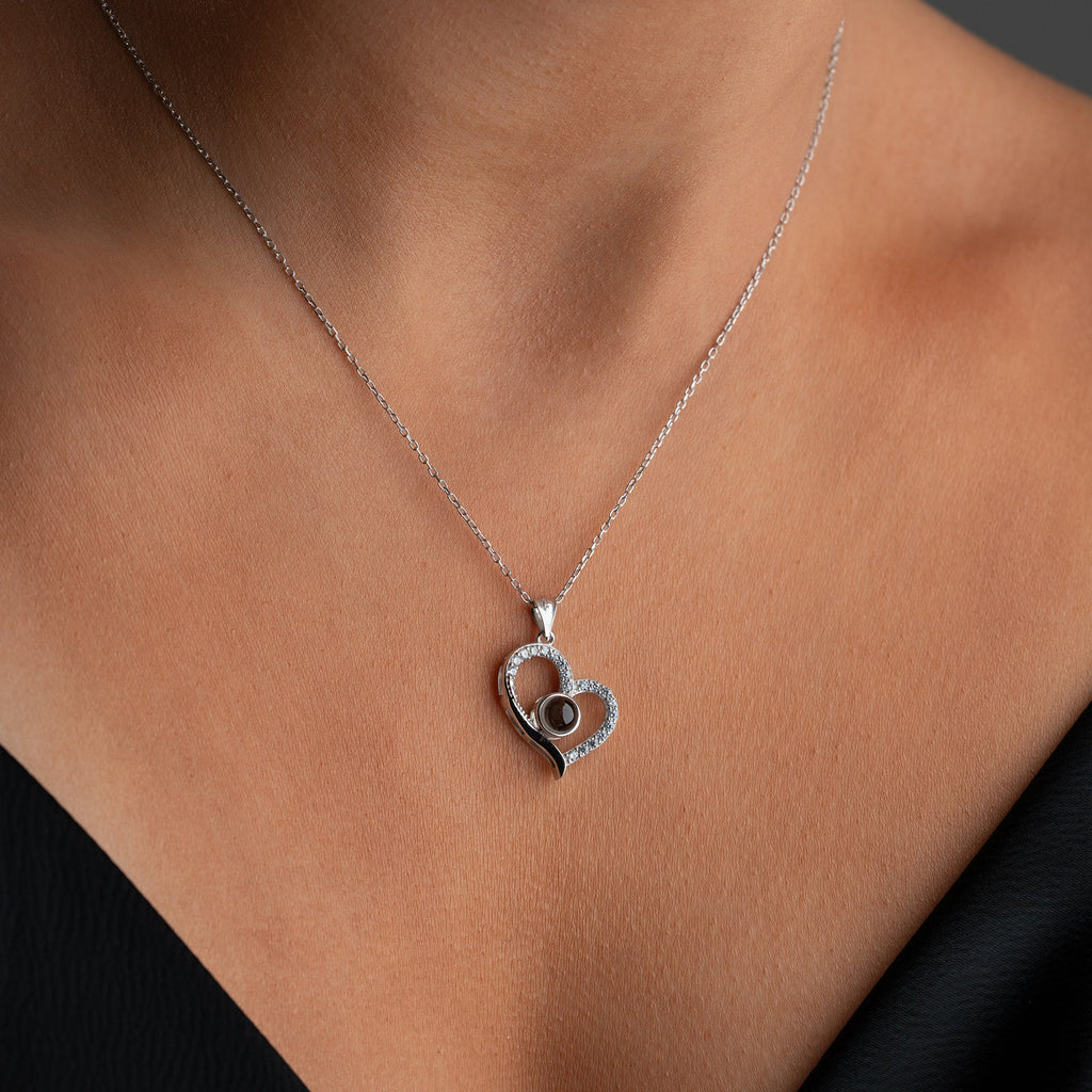HERZ HALSKETTE | 925 SILBER