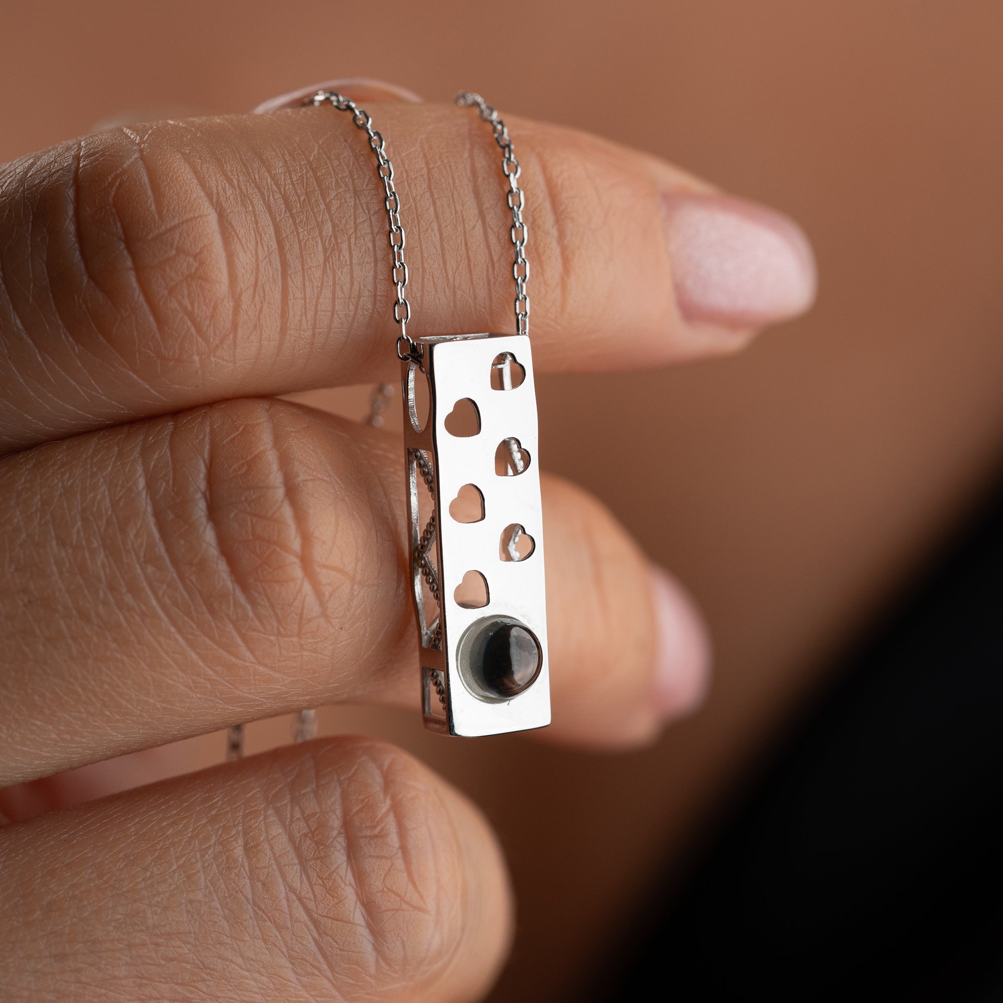 MOND HALSKETTE | 925 SILBER