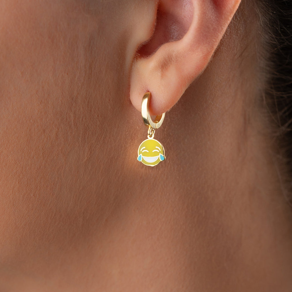SMILEY OHRRINGE | 925 SILBER