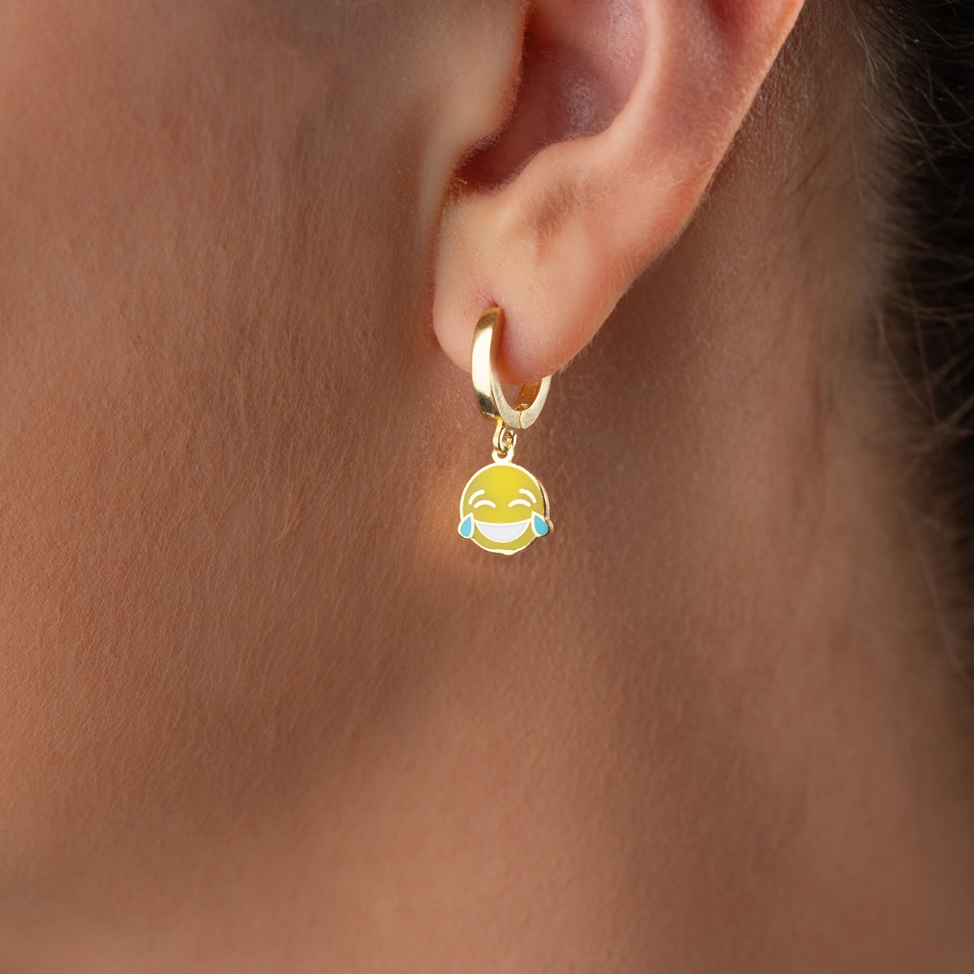 SMILEY OHRRINGE | 925 SILBER