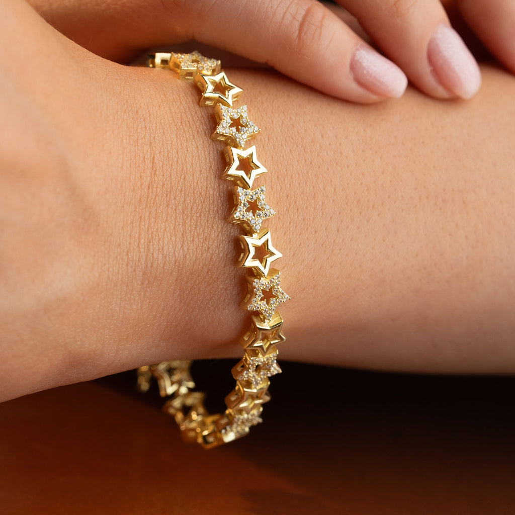 STAR ARMKETTE | 925 SILBER