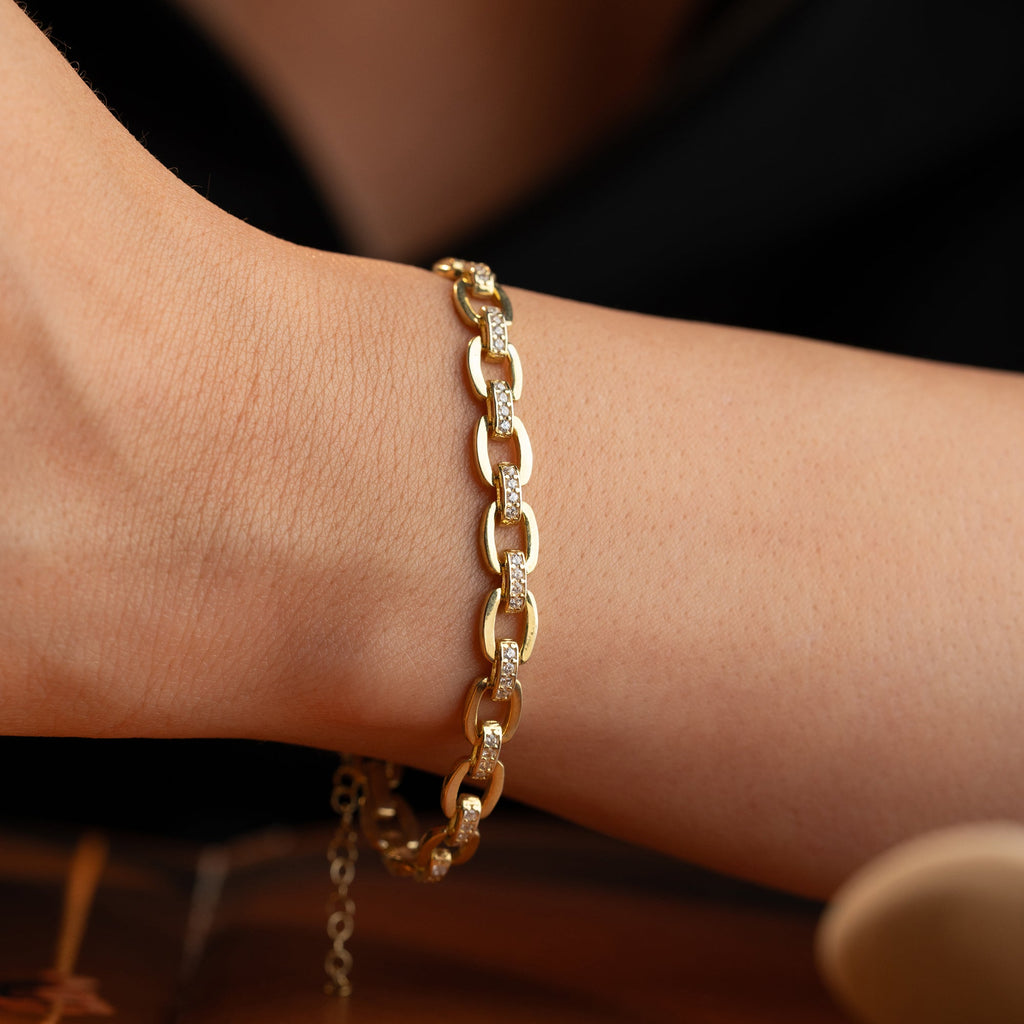 GLIEDER ARMREIFE | 925 SILBER