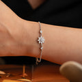 BLUME ARMREIFE | 925 SILBER