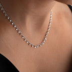 HALSKETTE MIT STEINANHANGER| 925 SILBER