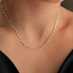 HALSKETTE MIT STEINANHANGER| 925 SILBER