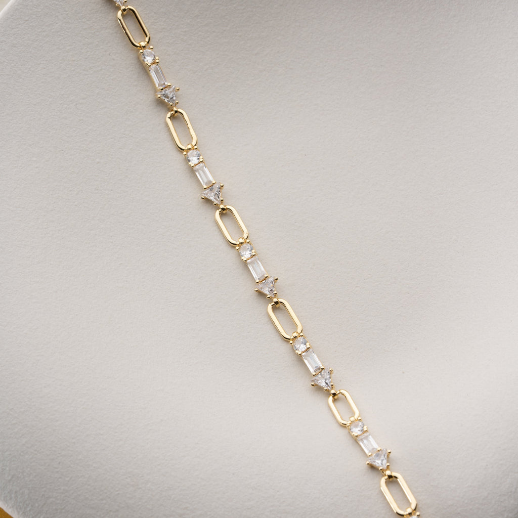 FEIL ZIRKONIA ARMKETTE | 925 SILBER