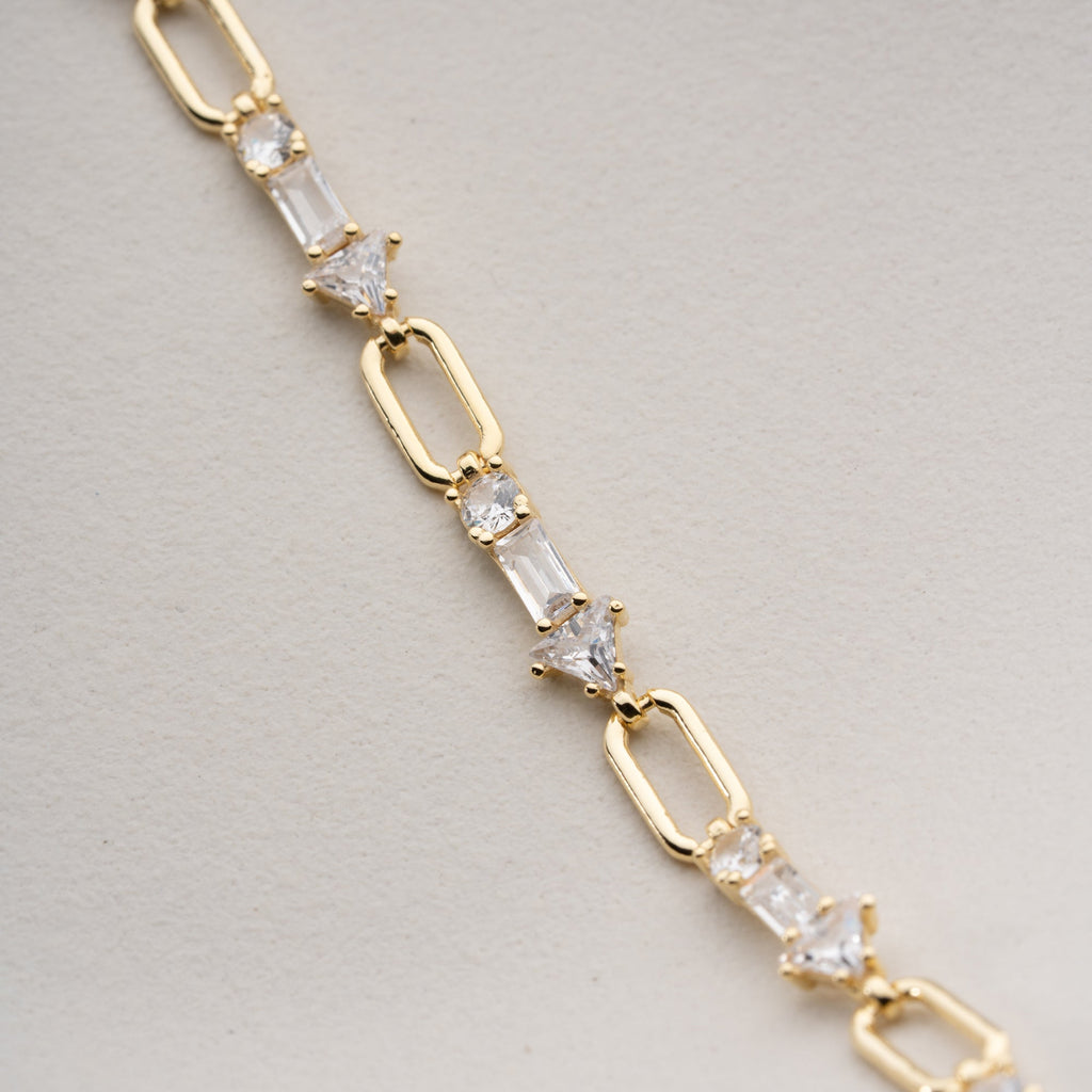FEIL ZIRKONIA ARMKETTE | 925 SILBER