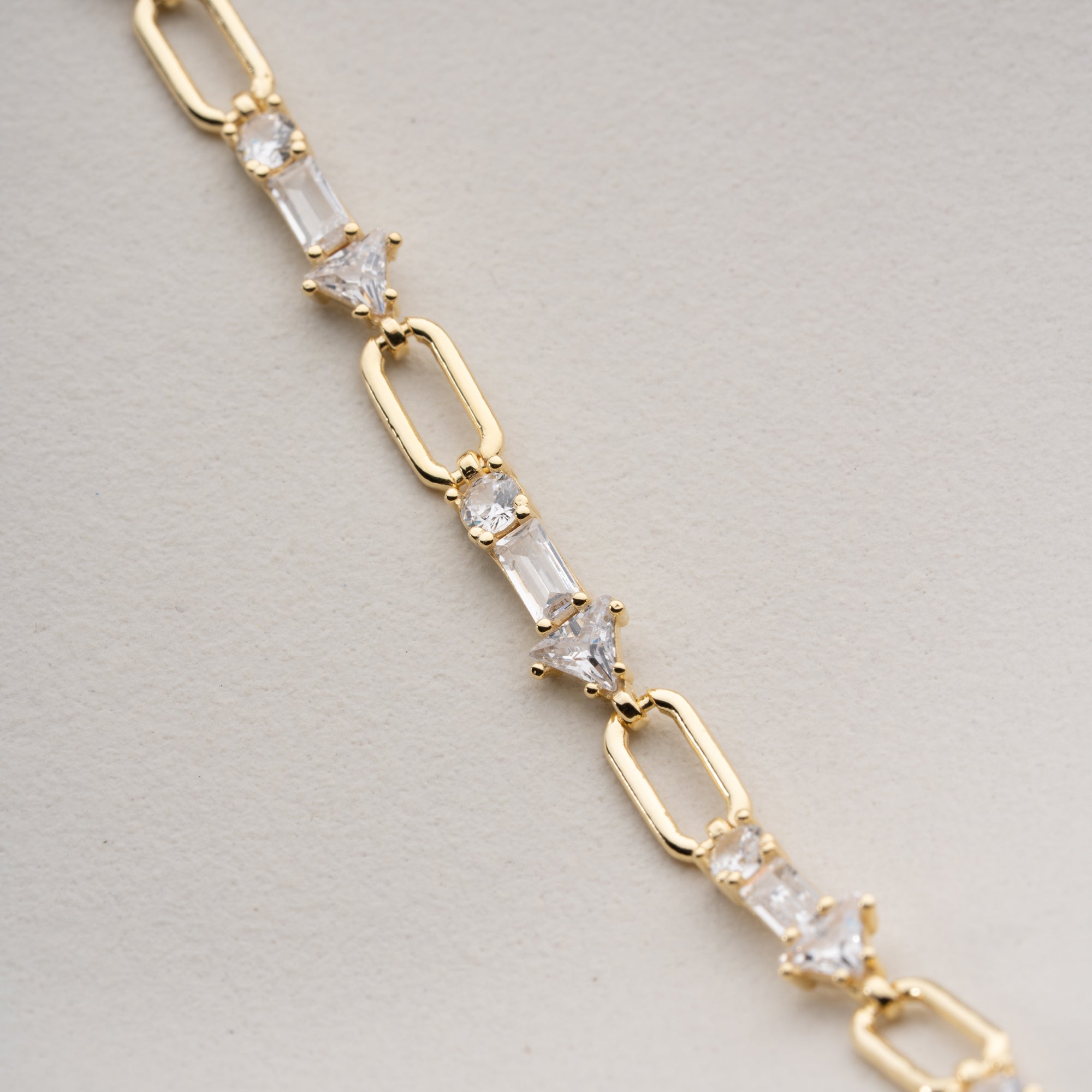 FEIL ZIRKONIA ARMKETTE | 925 SILBER