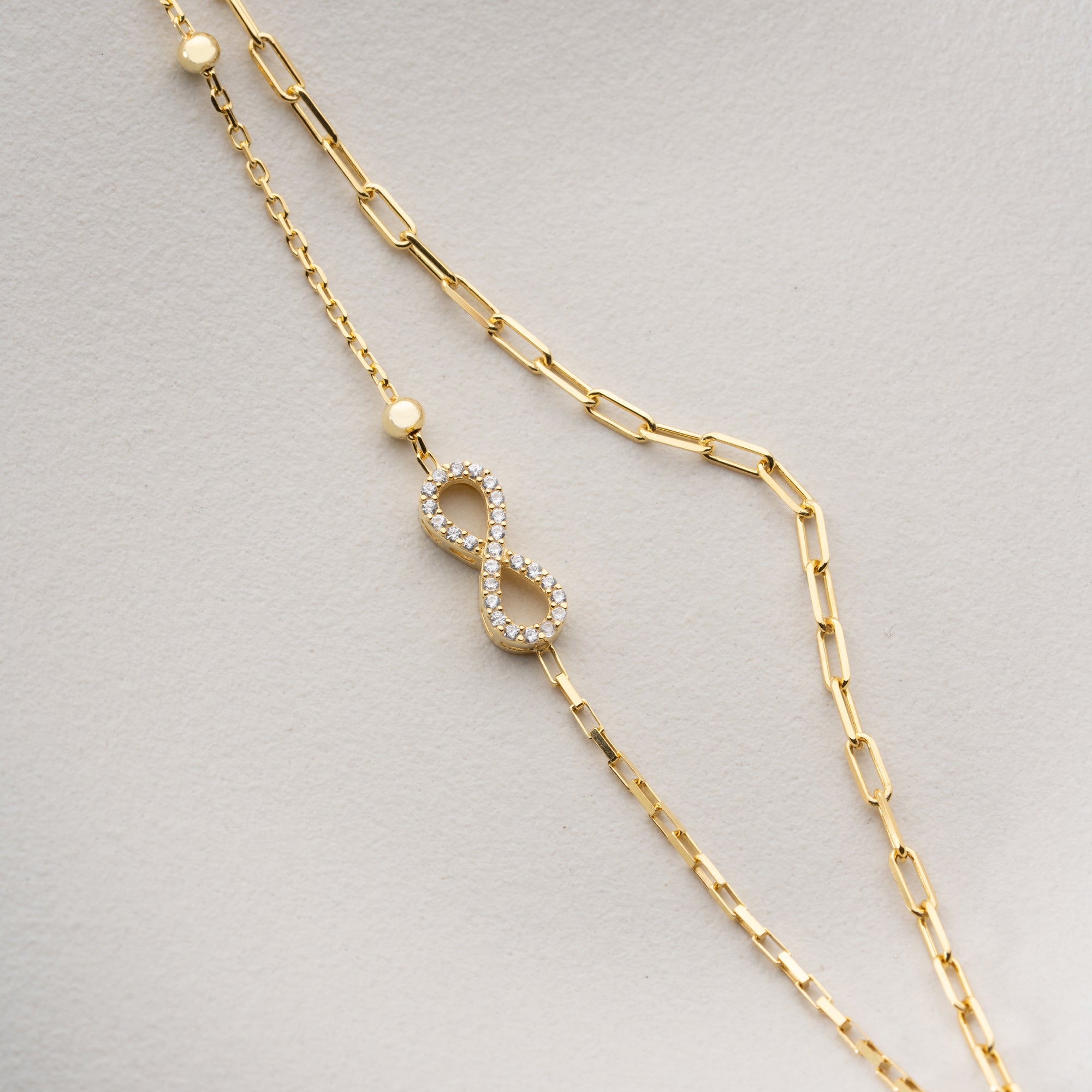 DUO INFINITY ARMKETTE | 925 SILBER