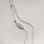 DUO ELIPS ARMKETTE | 925 SILBER