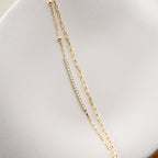 DUO CHAIN ARMKETTE | 925 SILBER