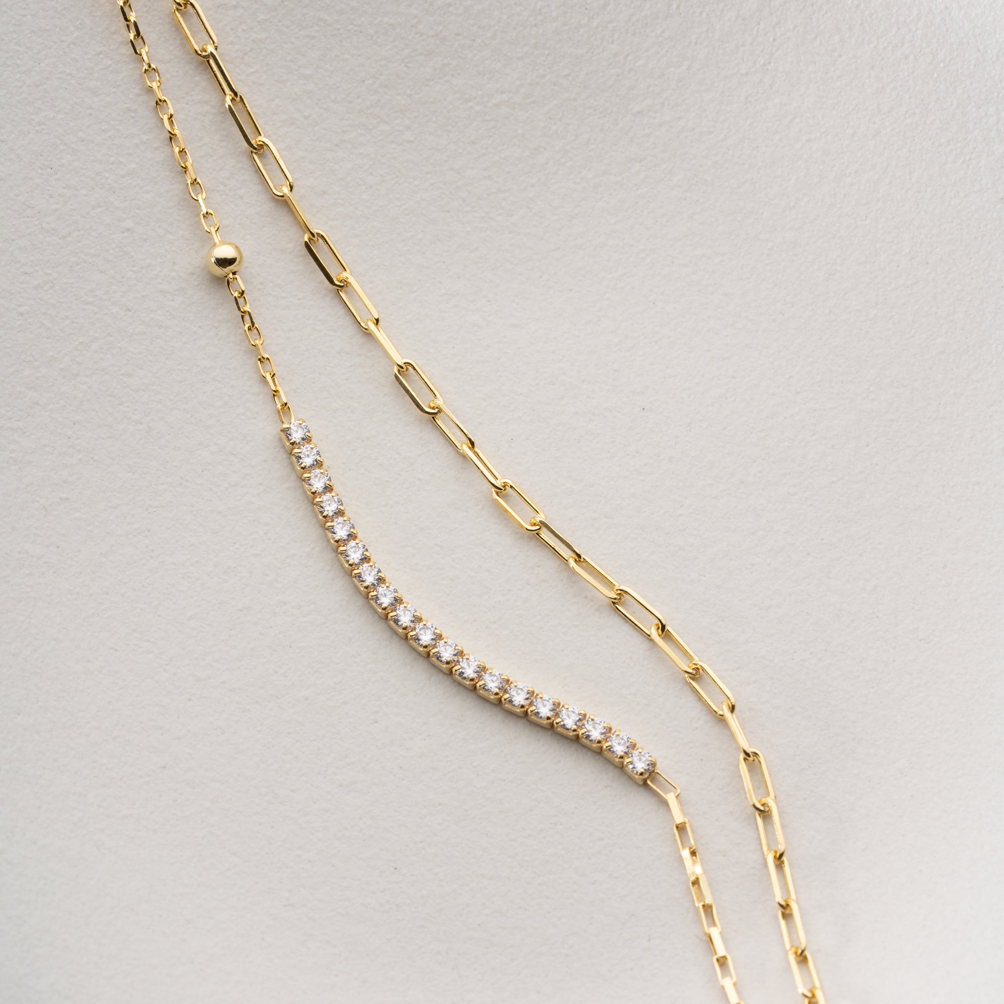 DUO CHAIN ARMKETTE | 925 SILBER