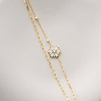 SCHNEEFLOCKE ARMKETTE | 925 SILBER