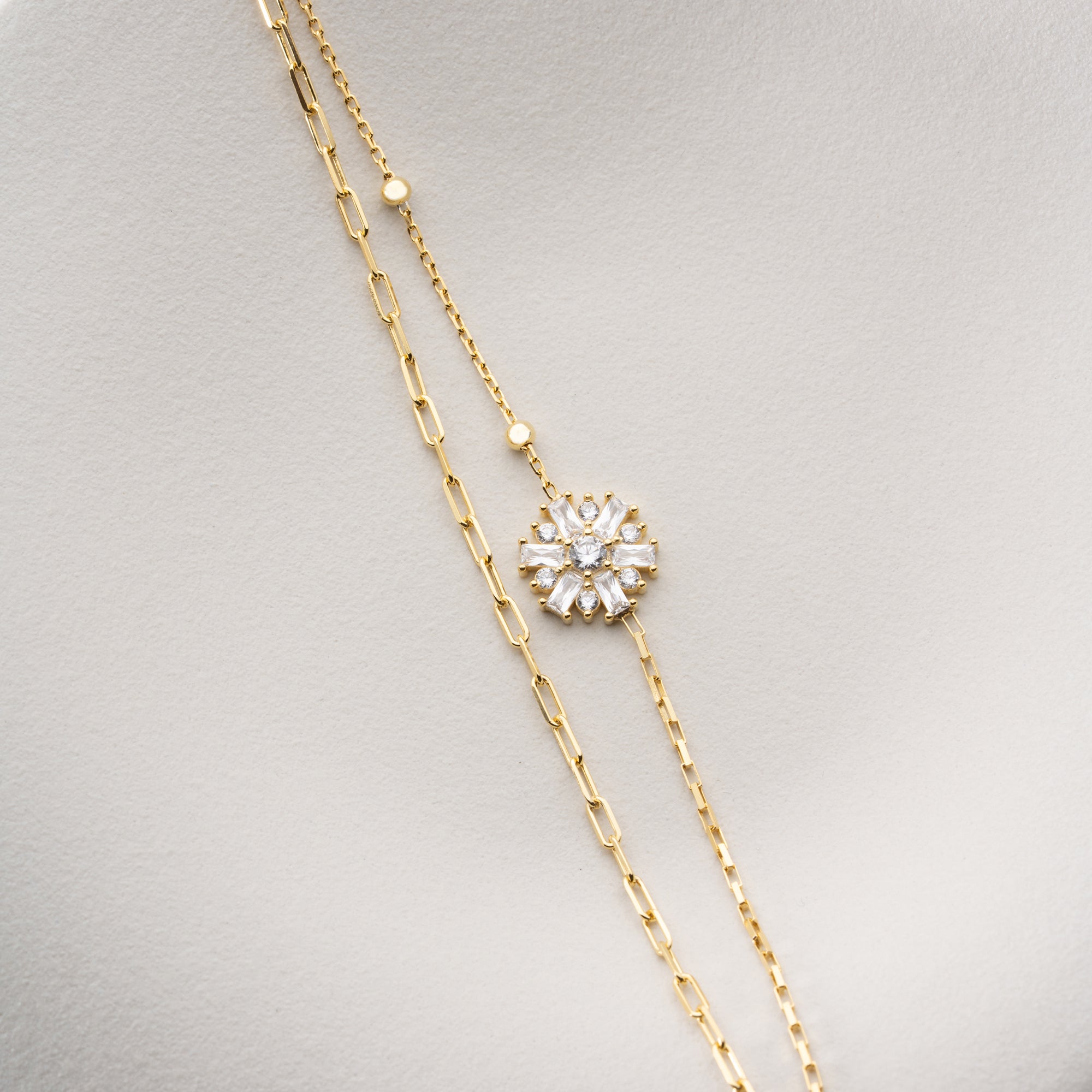 SCHNEEFLOCKE ARMKETTE | 925 SILBER