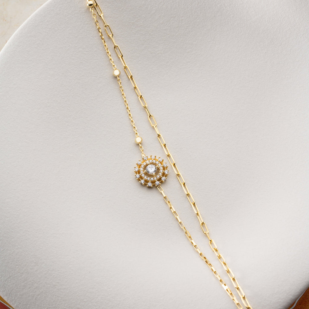 DUO SOLENE ARMKETTE | 925 SILBER