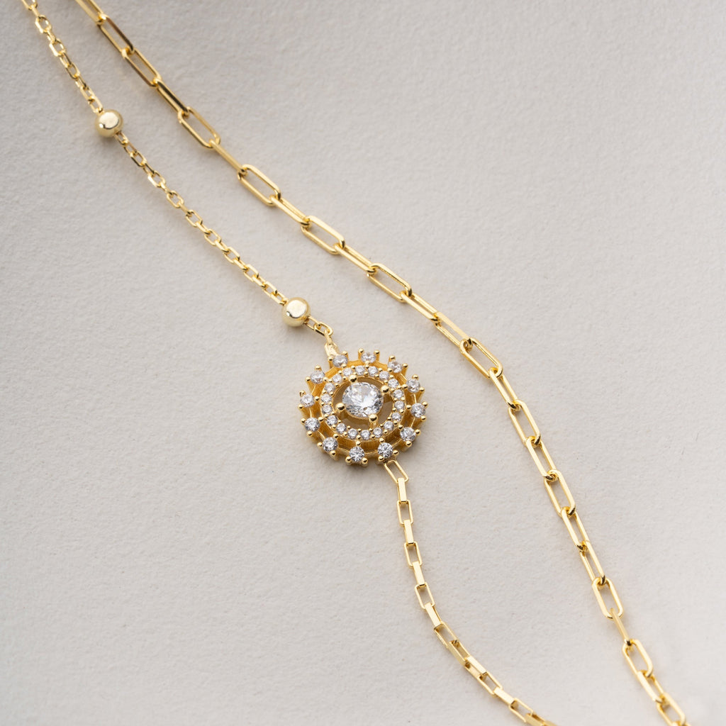 DUO SOLENE ARMKETTE | 925 SILBER