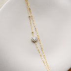 DUO SOLİTAR ARMKETTE | 925 SILBER