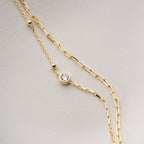 DUO SOLİTAR ARMKETTE | 925 SILBER