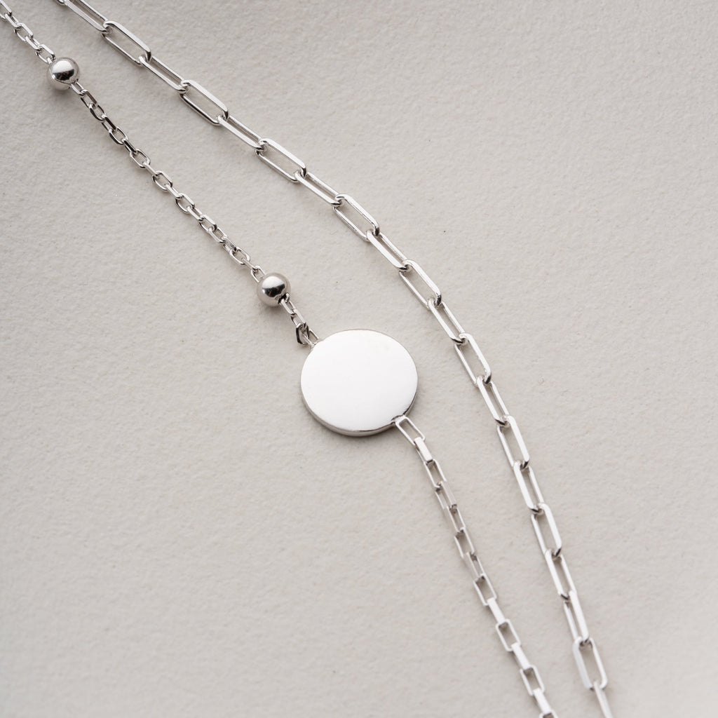 DUO STEMPEL  ARMKETTE | 925 SILBER