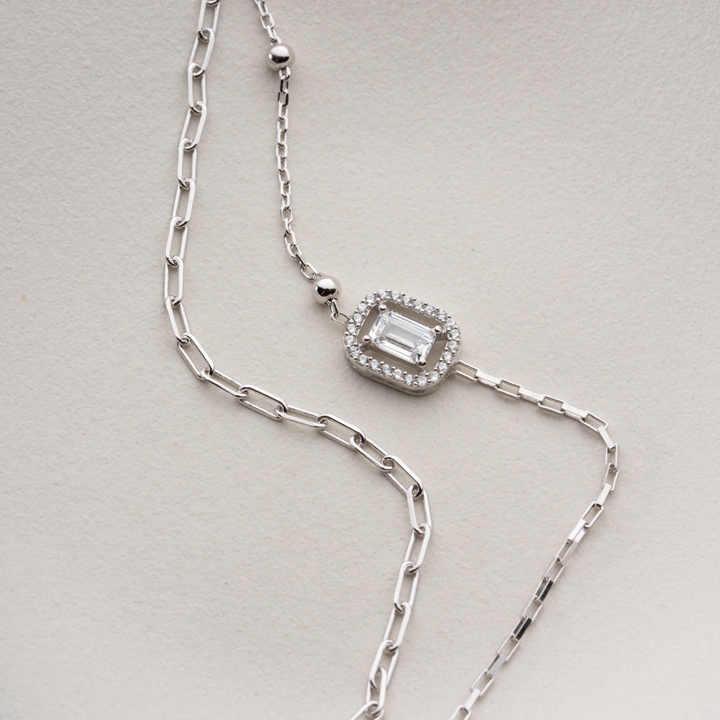 DUO BAGUETTE ARMKETTE | 925 SILBER