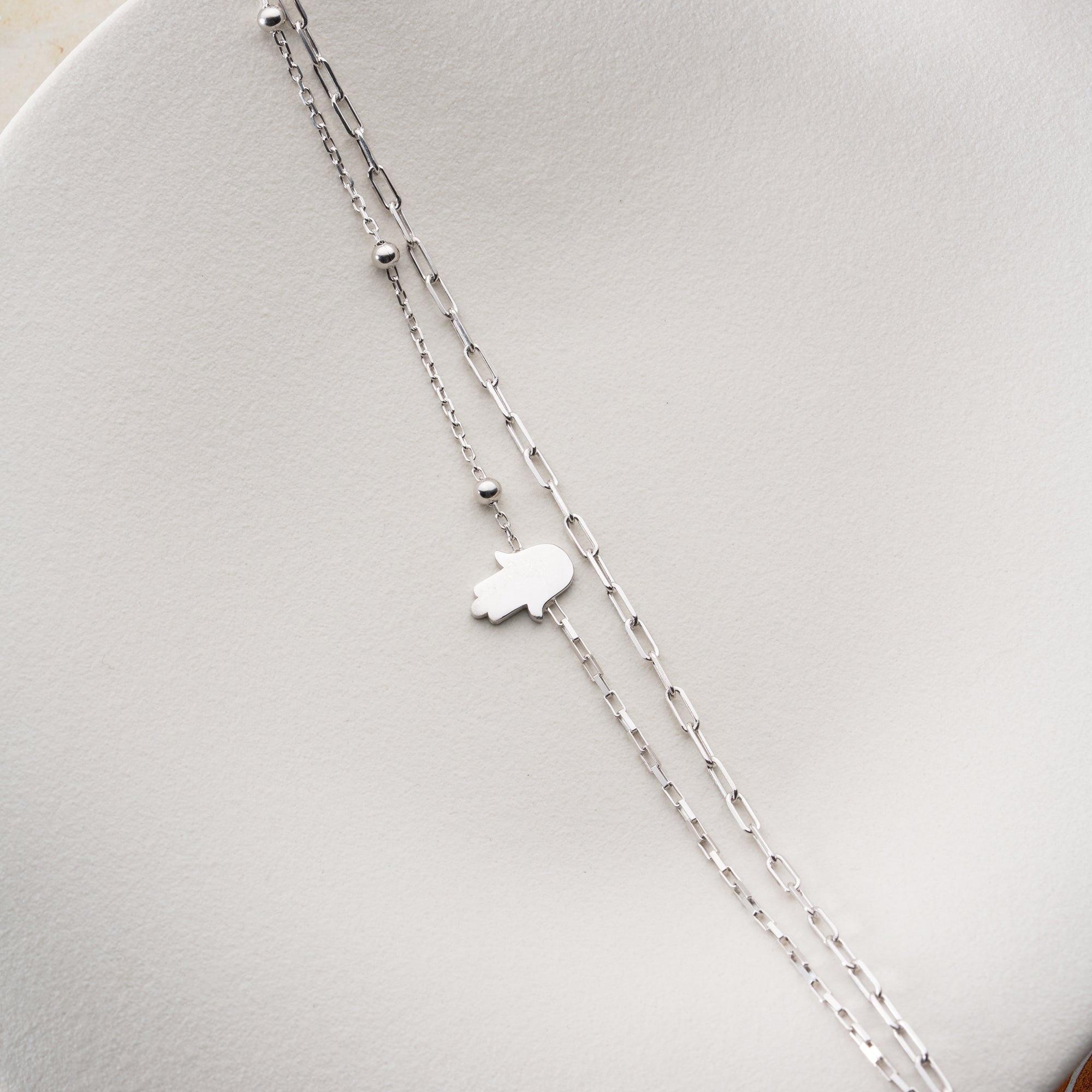 DUO FATIMAS HAND ARMKETTE | 925 SILBER
